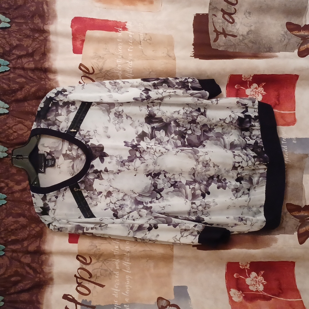 Sheer Floral Top